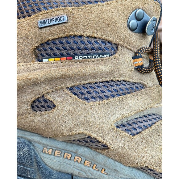 Merrell Moab Mid Ventilator Brown Earth Style Waterproof Hiking Mens Boots 10.5 main image 12